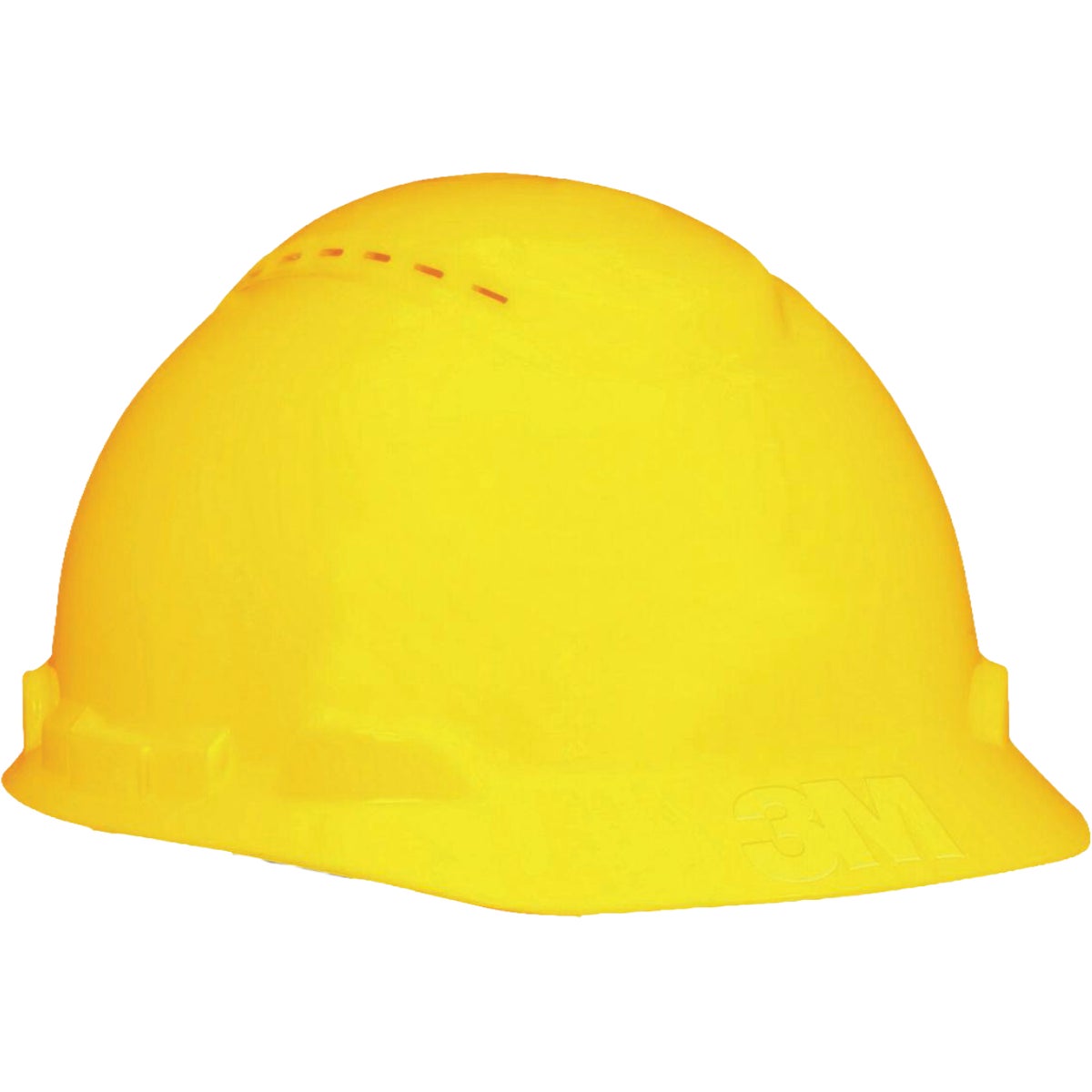 3M Yellow Vented Hard Hat with Pin Lock