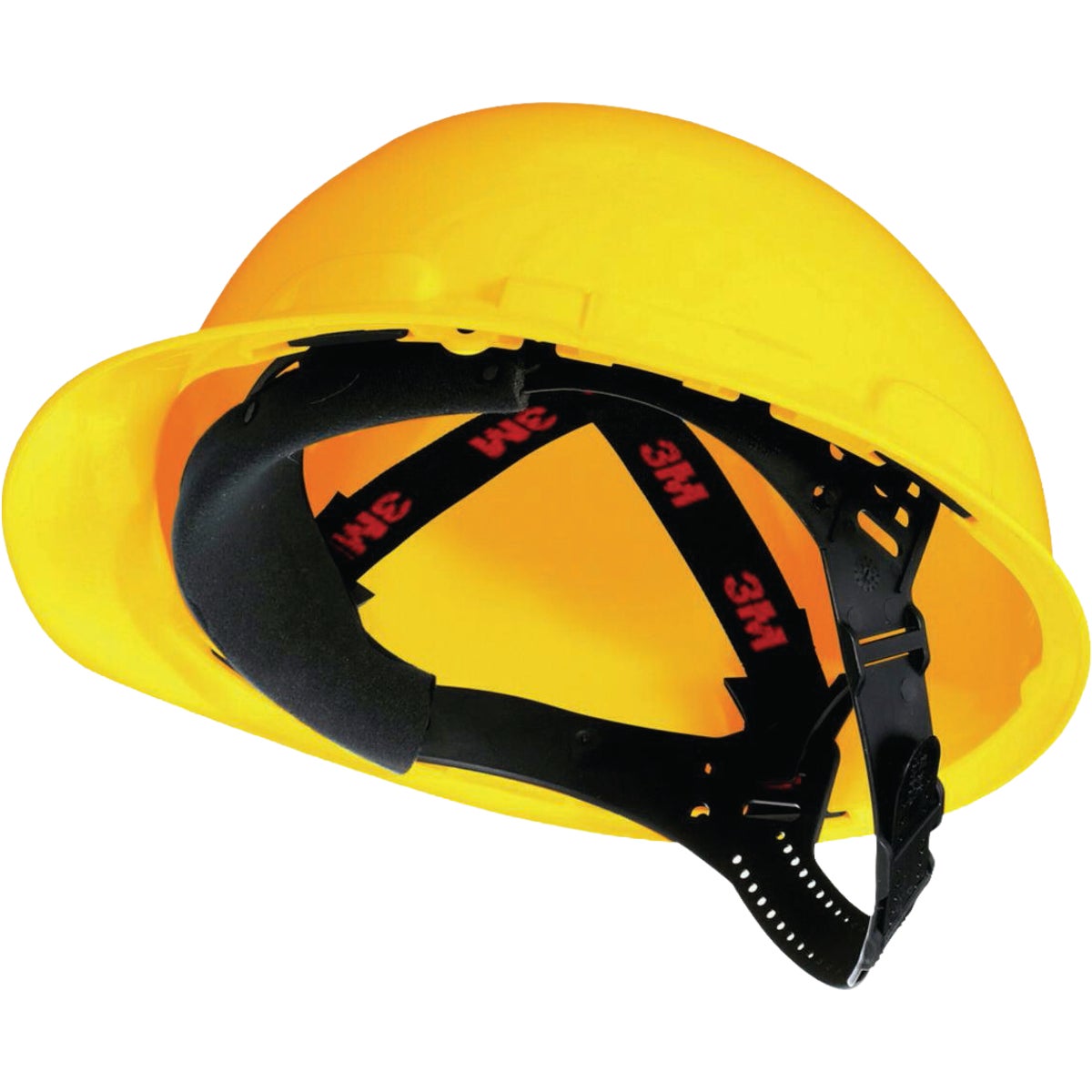 3M Yellow Vented Hard Hat with Pin Lock Image 6