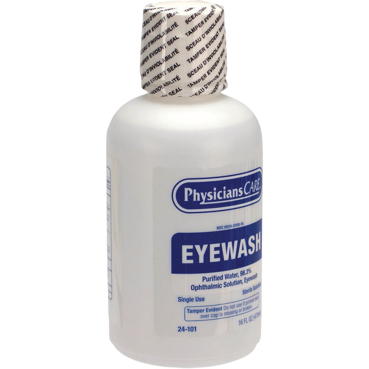 First Aid Only 16 Oz. Screw Cap Eyewash Refill Bottle Image 2