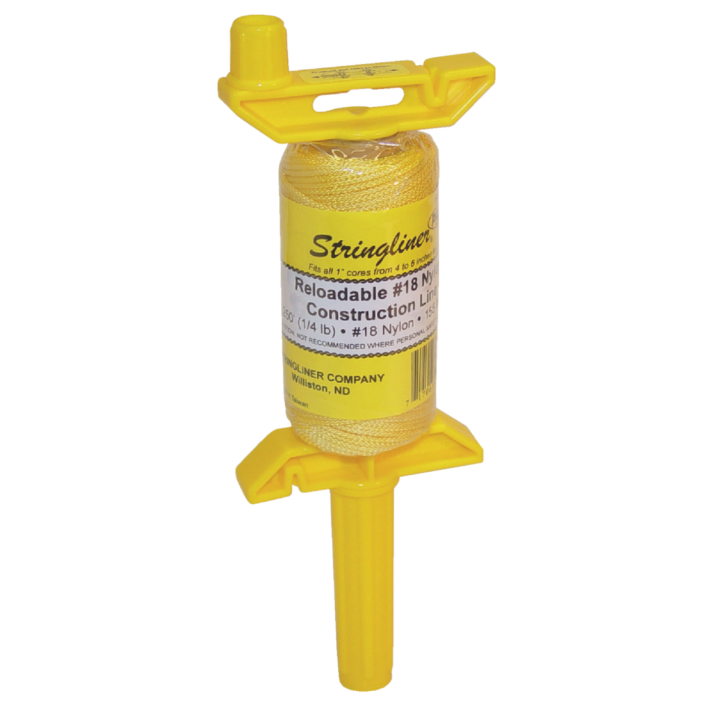Stringliner PRO 250 Ft. Yellow Braided Nylon Mason Line Reel Image 1