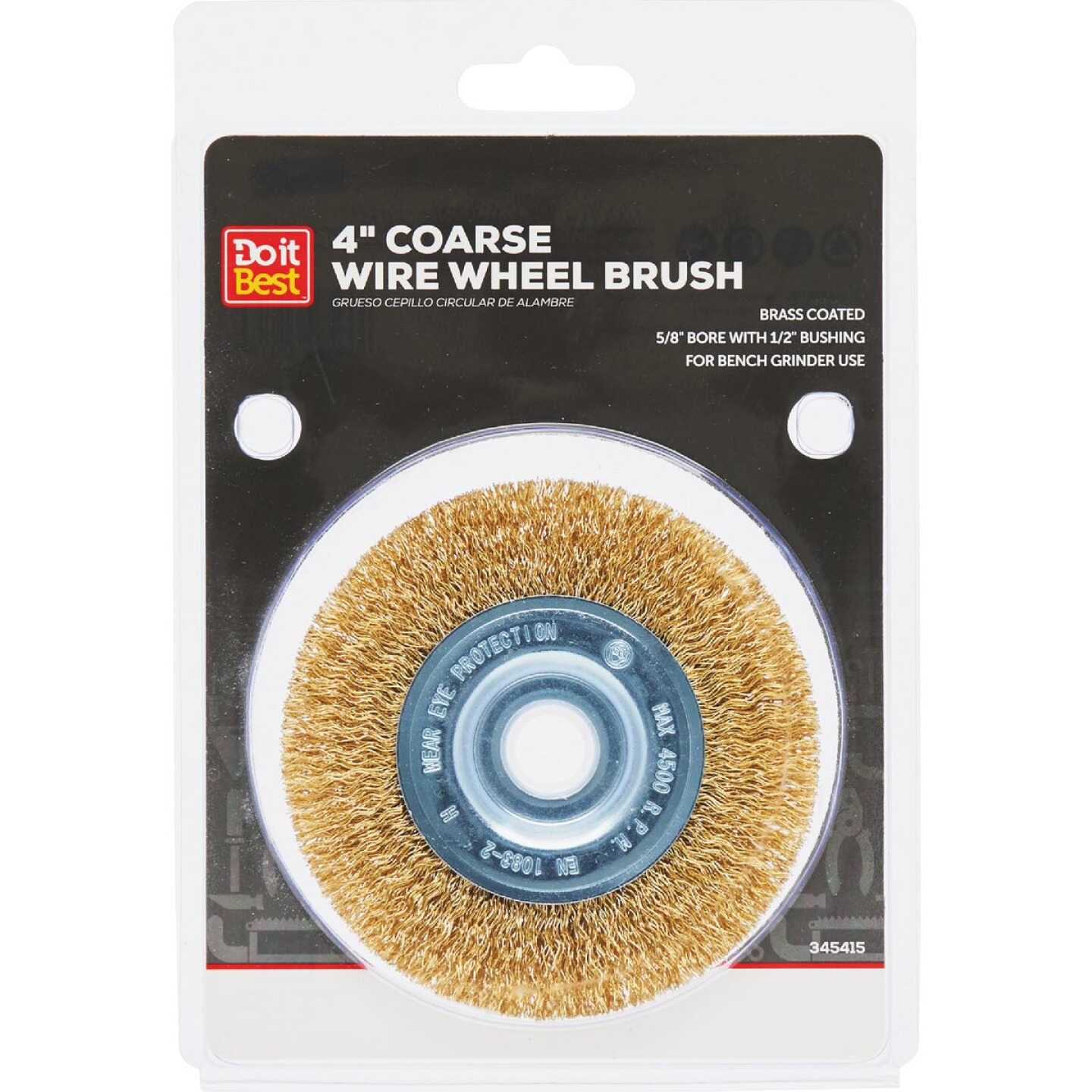 Do it Best 4 In. Coarse Bench Grinder Wire Wheel Image 1