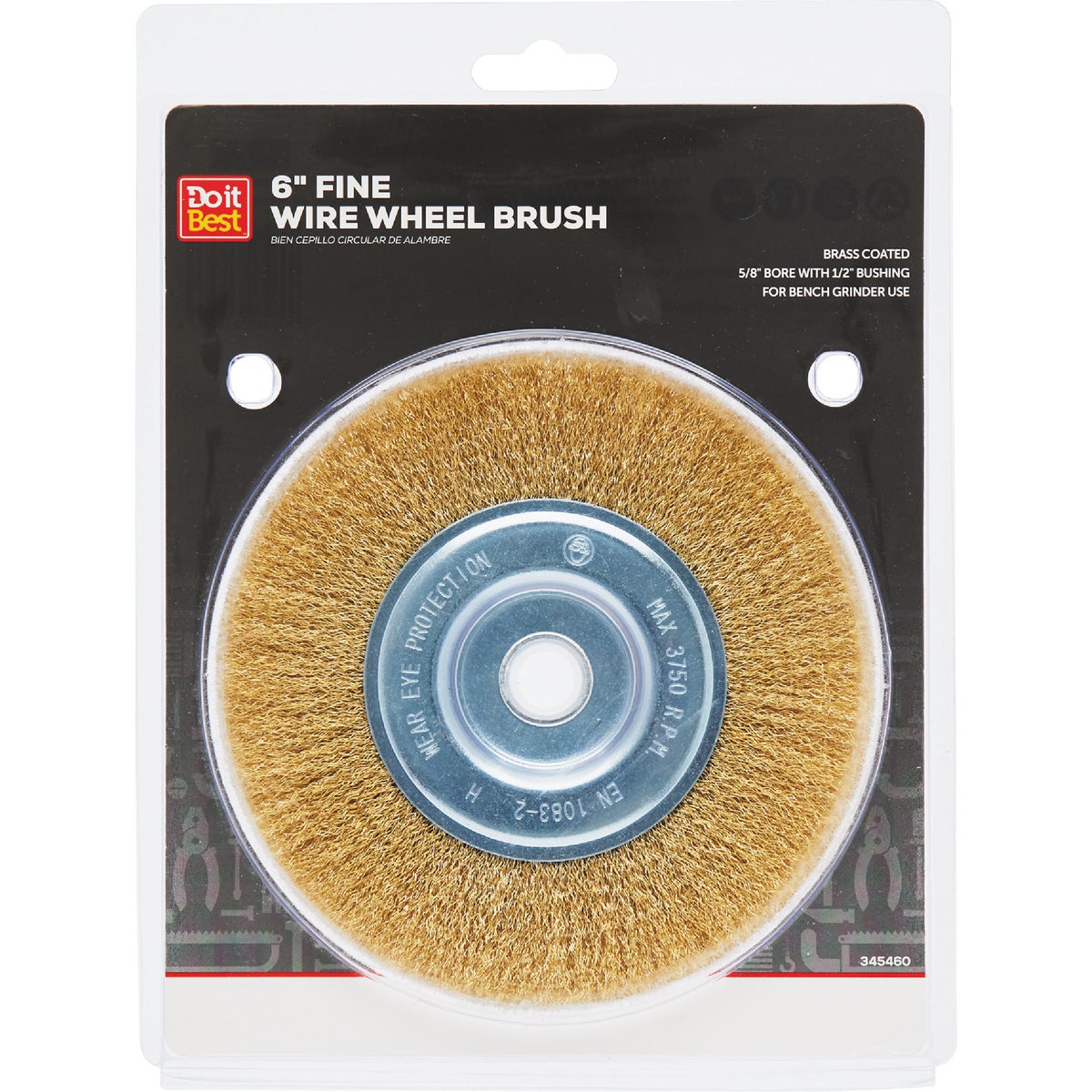 Do it Best 6 In. Fine Bench Grinder Wire Wheel Image 1