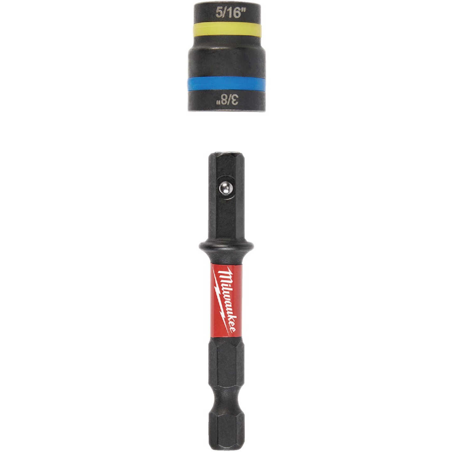 Milwaukee SHOCKWAVE QUIK-CLEAR 2-in-1 5/16 In. & 3/8 In. x 2-1/2 In. Impact Duty Magnetic Nut Driver Image 10