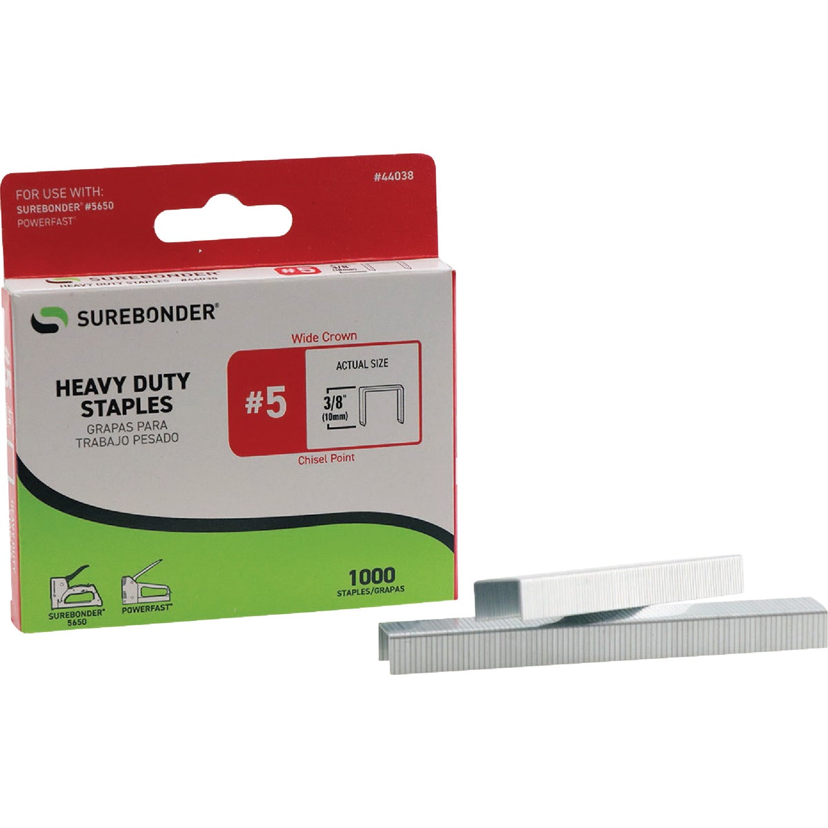 Surebonder 3/8 In. Wide Crown Staple (1000-Pack)