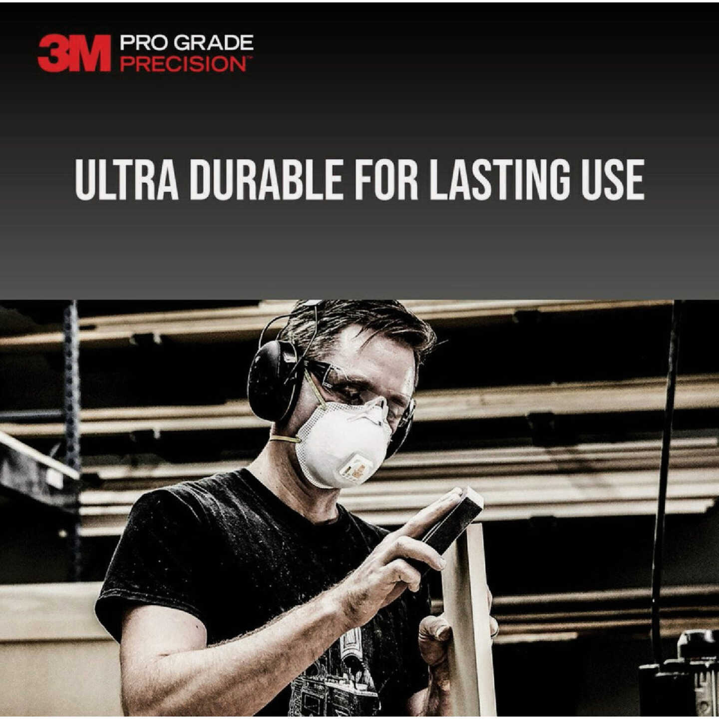 3M Pro Grade Precision 2.5 In. x 4.5 In. x 1 In. 220 Grit Fine Sanding Sponge Image 2