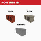 Milwaukee MX4 SDS-PLUS 4-Cutter Rotary Hammer Drill Bit Set (5-Piece) Image 2