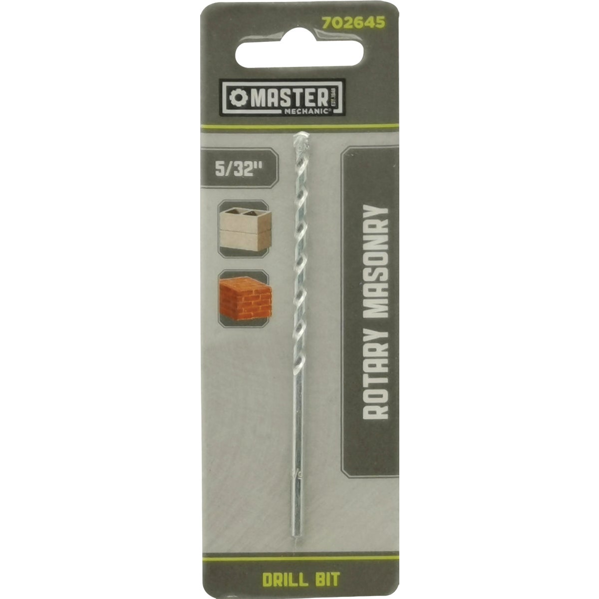 Master Mechanic 5/32 In. x 4 In. Masonry Drill Bit Image 1