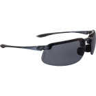 Crossfire ES4 Premium Crystal Black Frame Safety Glasses with Smoke Lens Image 1