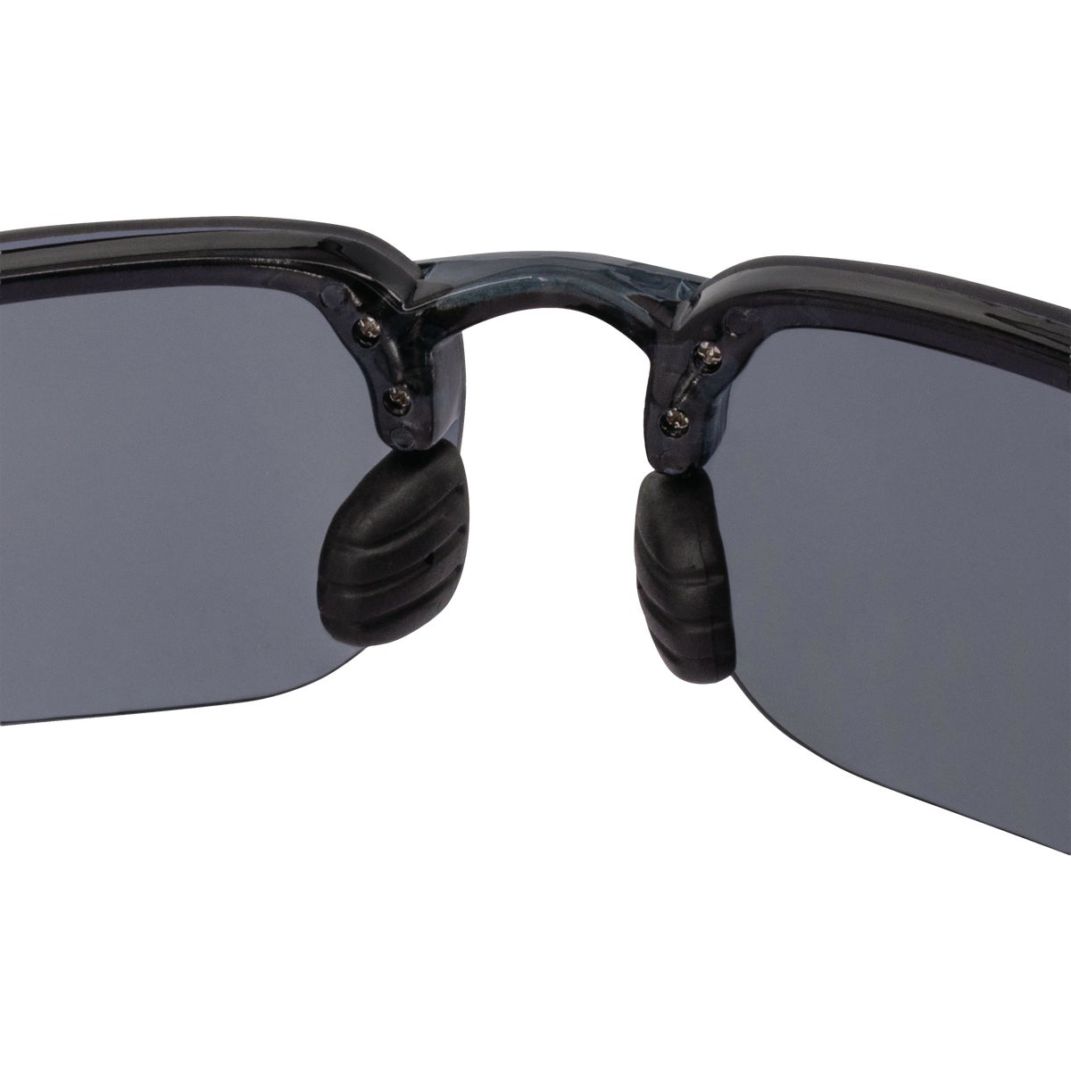 Crossfire ES4 Premium Crystal Black Frame Safety Glasses with Smoke Lens Image 3