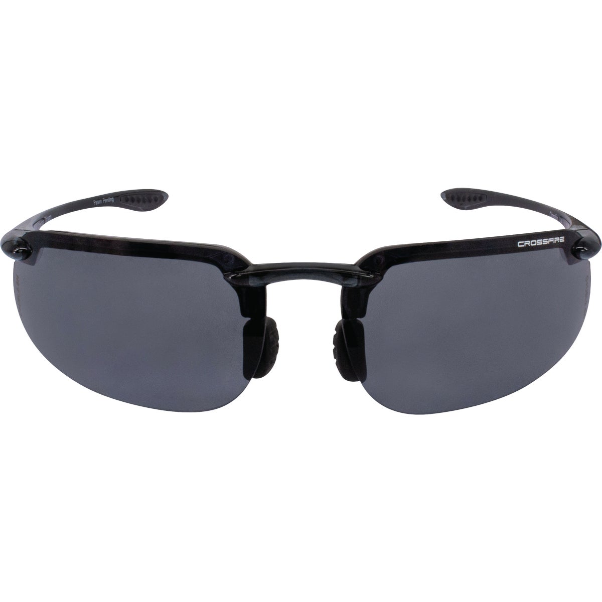 Crossfire ES4 Premium Crystal Black Frame Safety Glasses with Smoke Lens Image 5