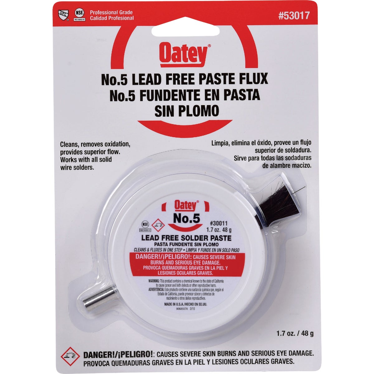 Oatey 1.7 Oz. No. 5 Flux with Brush