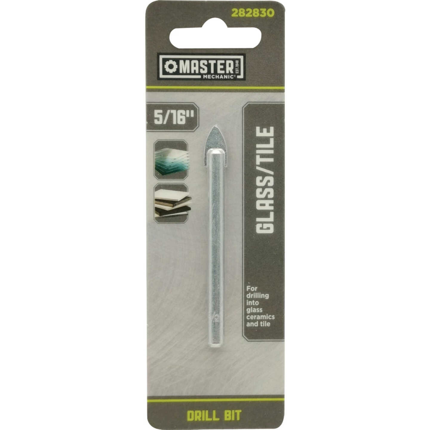 Master Mechanic 5/16 In. x 2-7/8 In. Glass & Tile Drill Bit Image 1