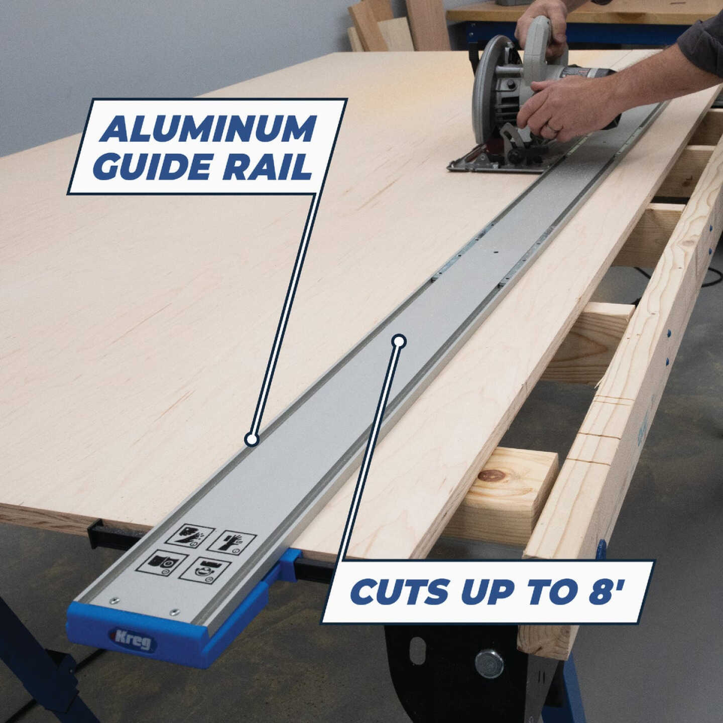 Kreg 8 Ft. Straight Edge Guide XL Image 3