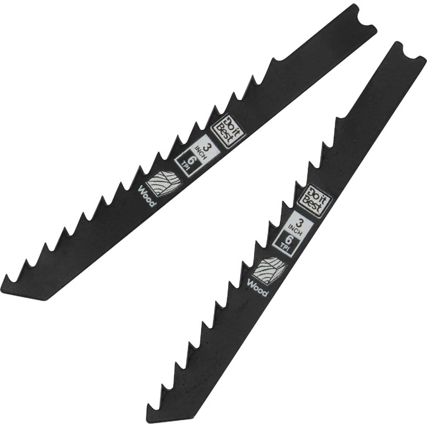 Do it Best 3 In. x 6 TPI U-Shank Jig Saw Blade for Wood (2-Pack) Image 2