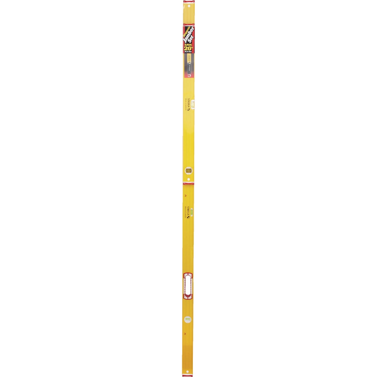 Stabila 78 In. and 32 In. Aluminum Magnetic Box Level 2 Piece Set Image 2