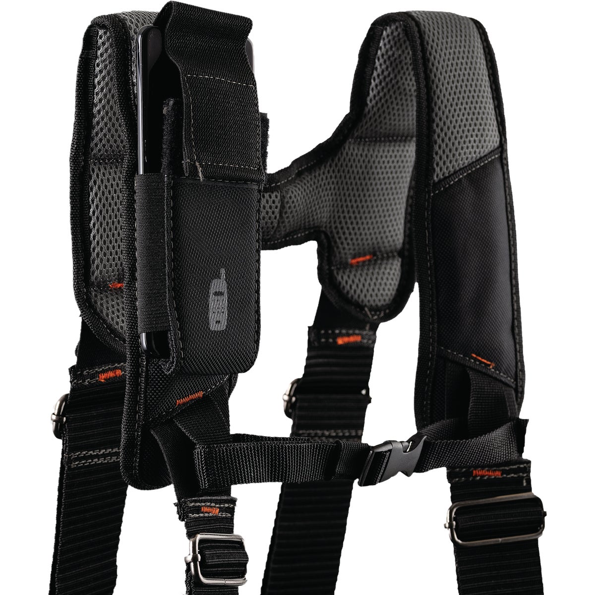 Dead On 2-Pouch Professional Carpenter's Tool Belt with Suspenders Image 5
