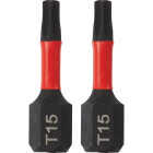 Do it Best 1 In. T15 Torx Impact Ready Screwdriver Bit (2-Pack) Image 2