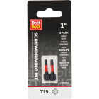 Do it Best 1 In. T15 Torx Impact Ready Screwdriver Bit (2-Pack) Image 1