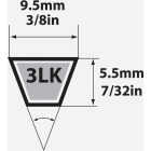 Mitsuboshi Super KB 3L Type, 3/8 In. x 30 In. Image 2