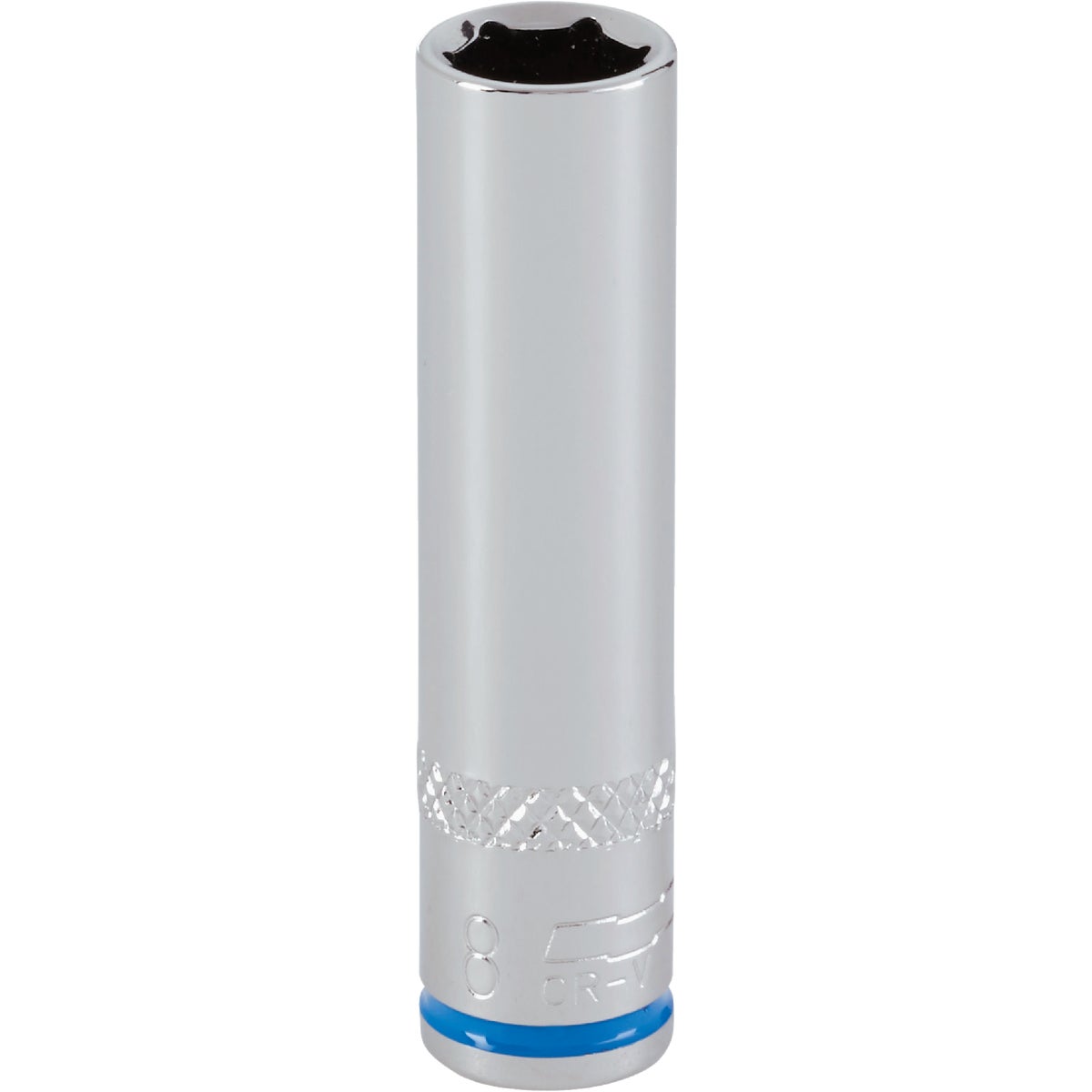 Channellock 1/4 In. Drive 8 mm 6-Point Deep Metric Socket Image 1