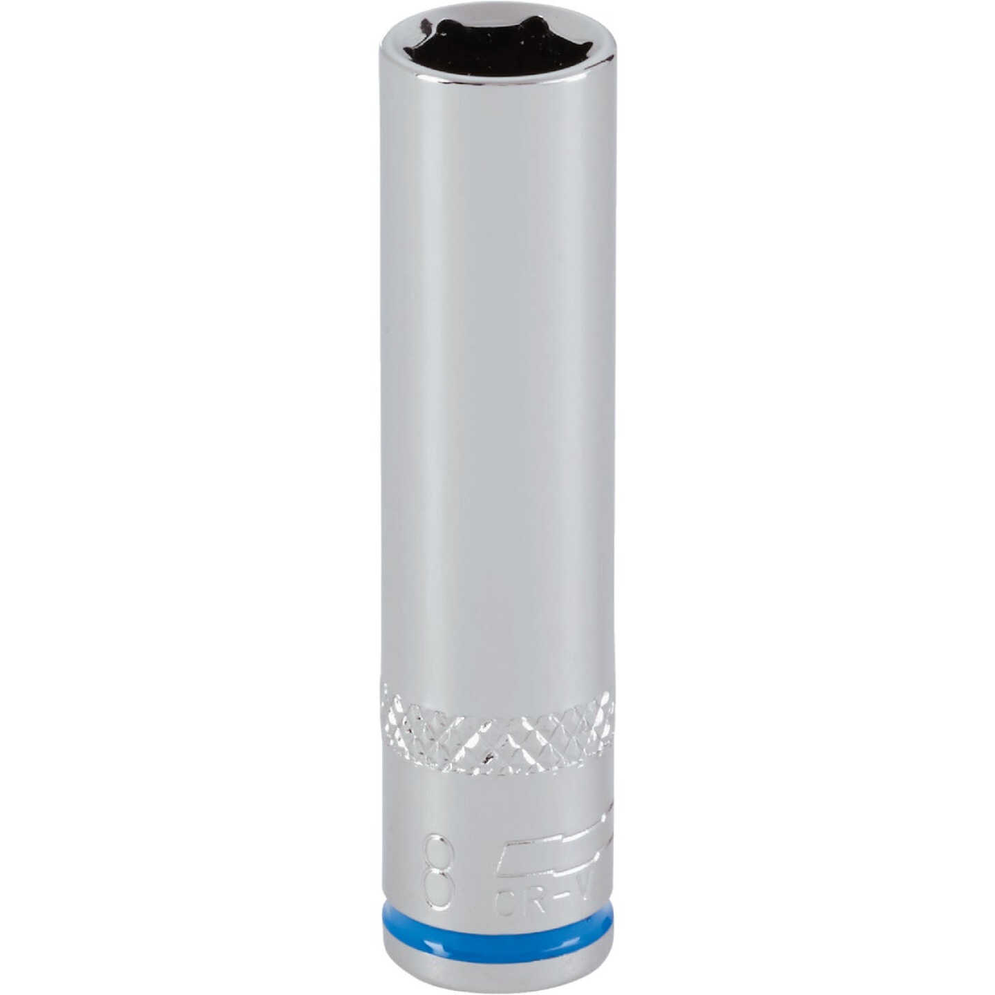 Channellock 1/4 In. Drive 8 mm 6-Point Deep Metric Socket Image 1