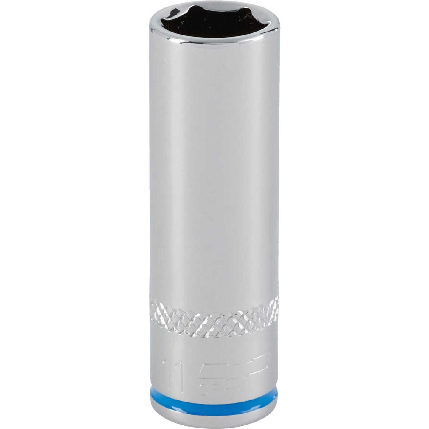Channellock 1/4 In. Drive 11 mm 6-Point Deep Metric Socket Image 1