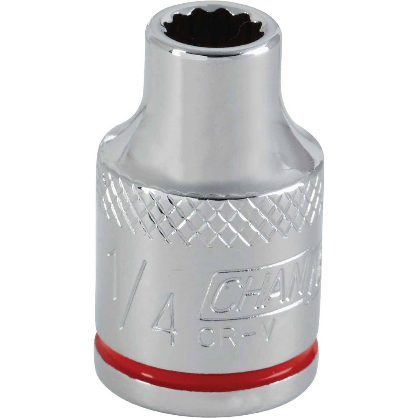 Channellock 3/8 In. Drive 1/4 In. 12-Point Shallow Standard Socket Image 1