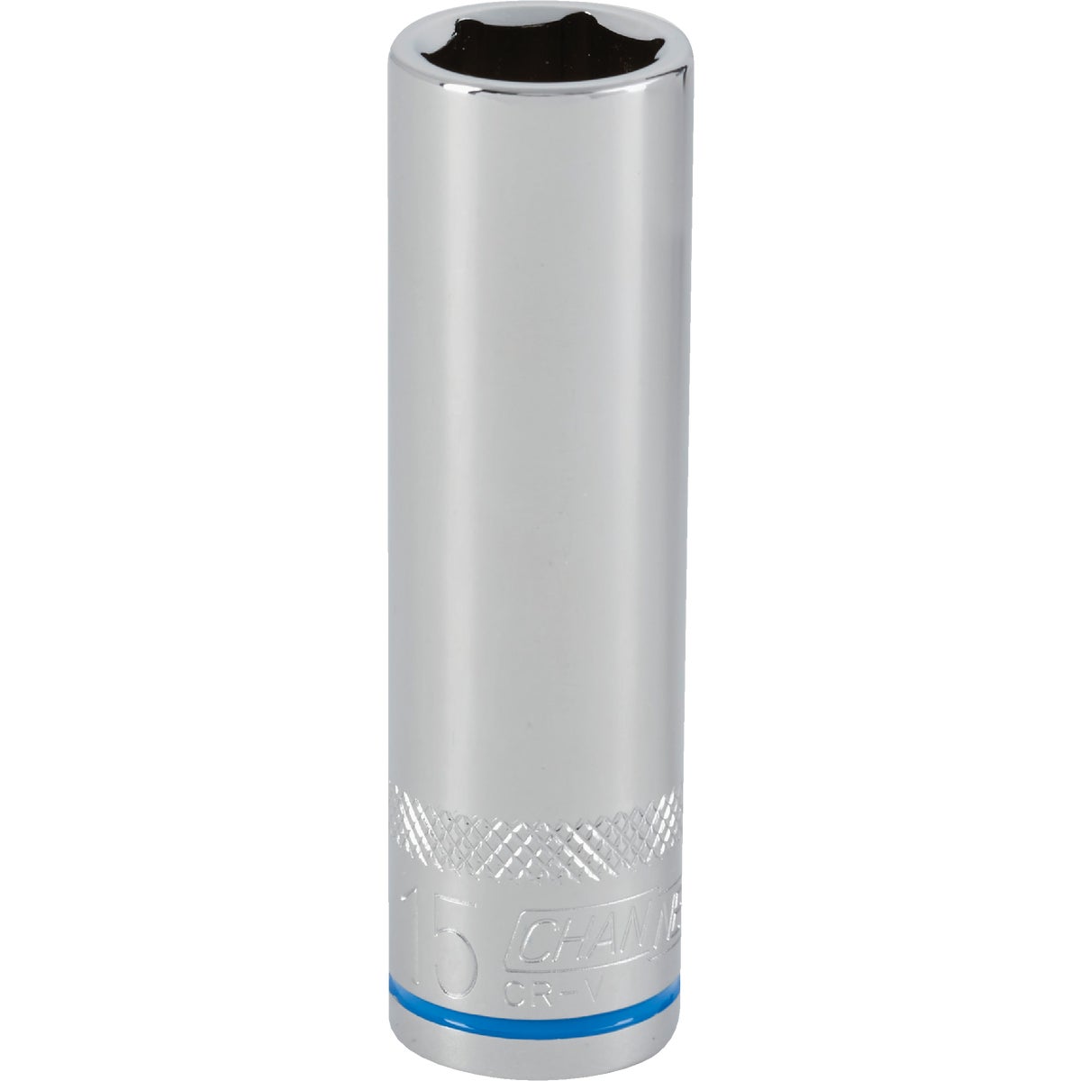 Channellock 1/2 In. Drive 15 mm 6-Point Deep Metric Socket Image 1