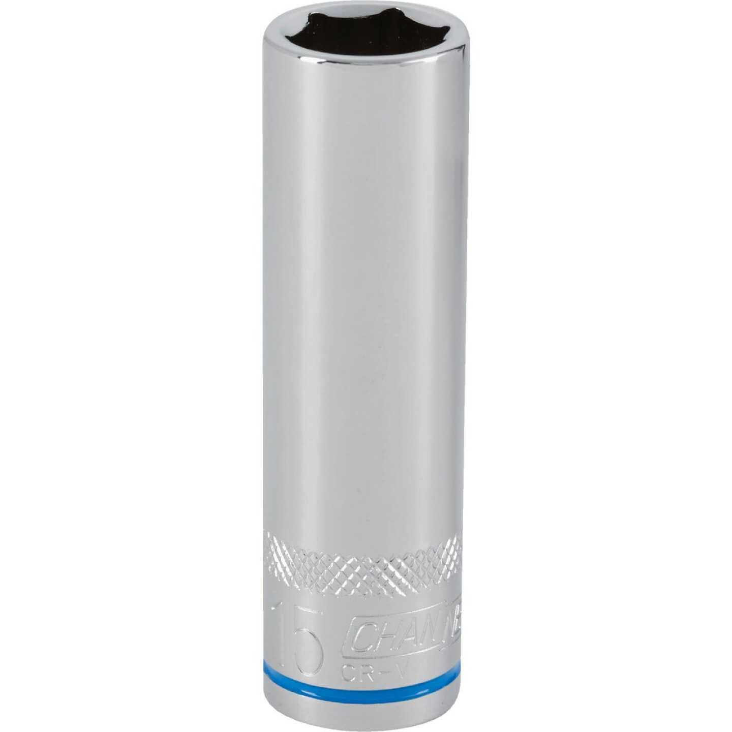 Channellock 1/2 In. Drive 15 mm 6-Point Deep Metric Socket Image 1