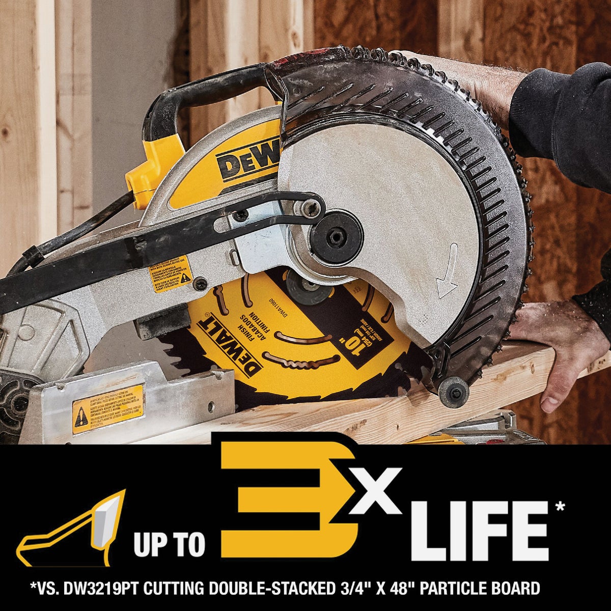 DEWALT 10 In. 80-Tooth Fine Finish Circular Saw Blade Image 3