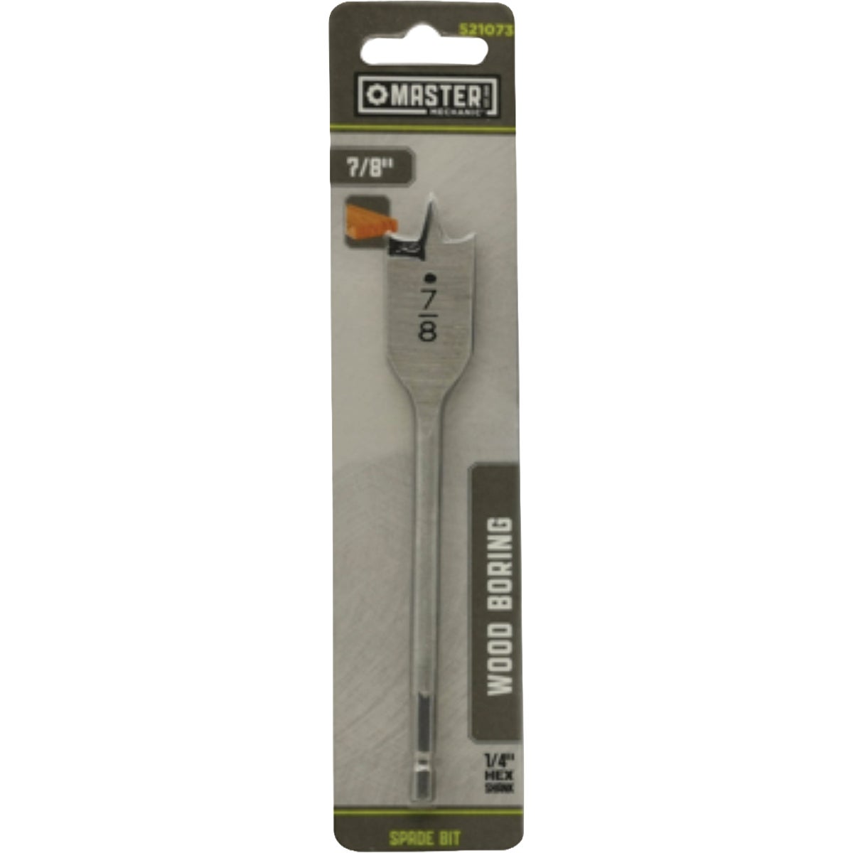 Master Mechanic 7/8 In. Wood Boring Spade Drill Bit