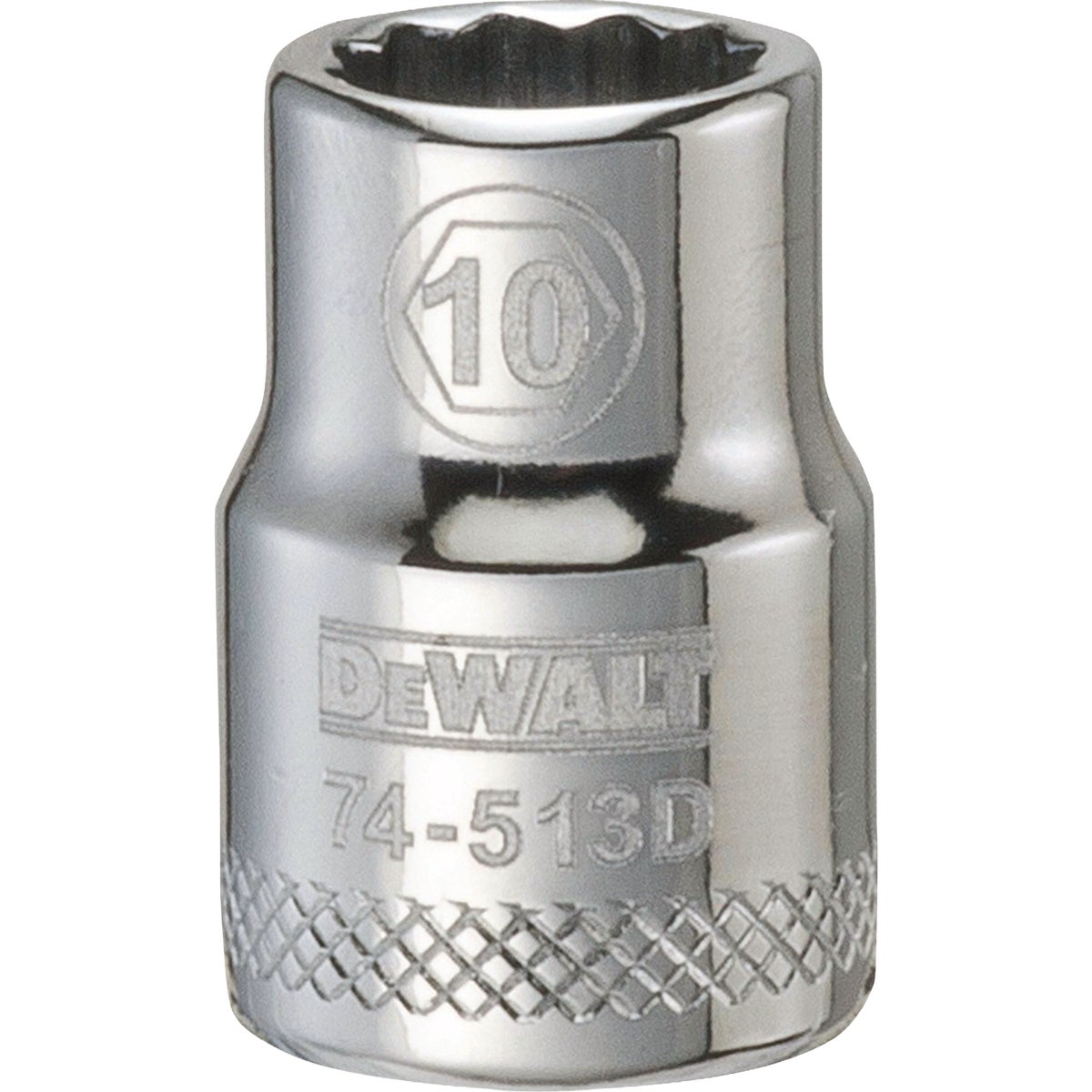 DEWALT 3/8 In. Drive 10 mm 12-Point Shallow Metric Socket