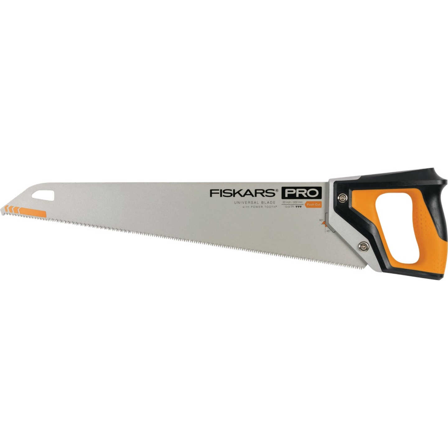 Fiskars Pro POWER TOOTH 20 In. L Blade Metal Handle Hand Saw with Sheath Image 1