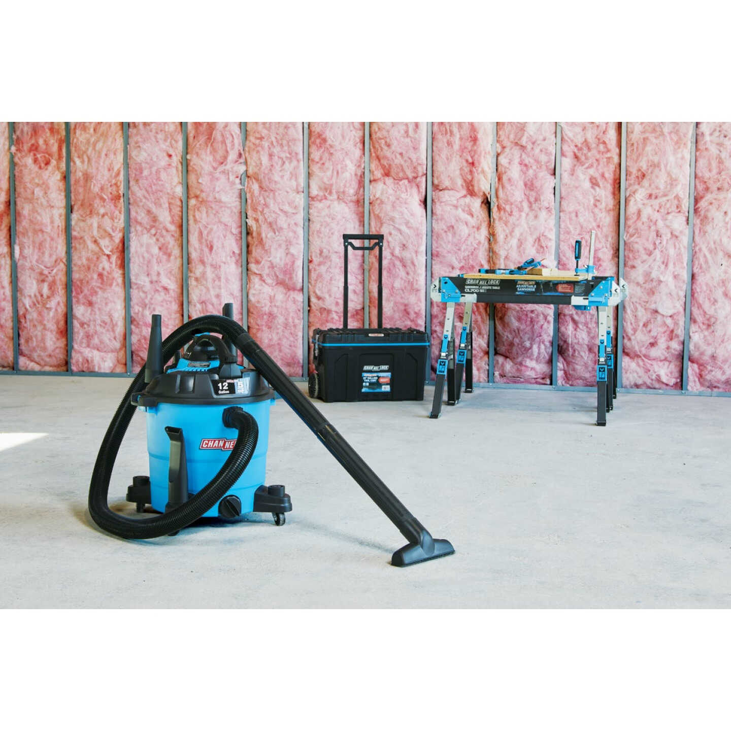 Channellock 12 Gal. 5.0-Peak HP Wet/Dry Vacuum with Blower Image 3