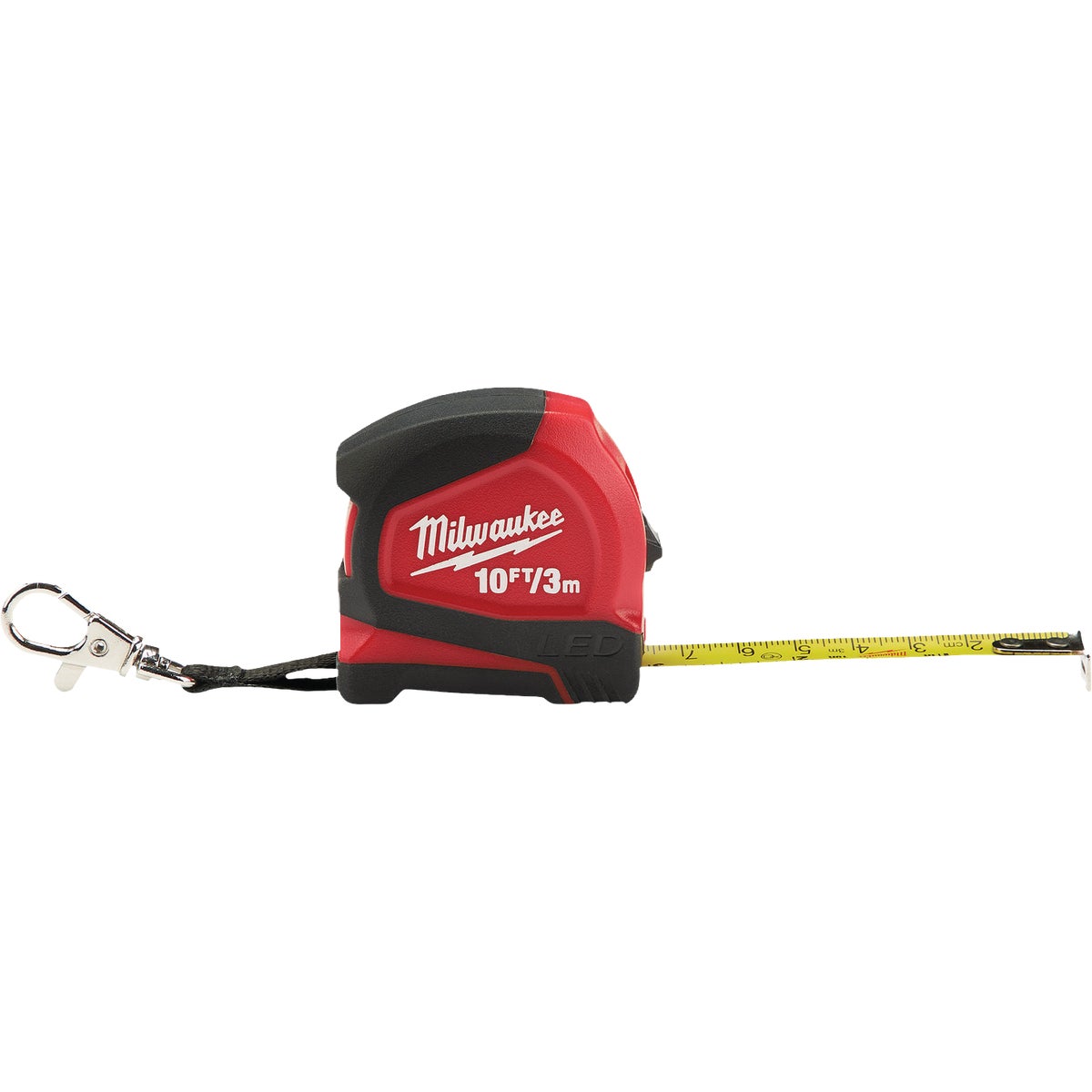 Milwaukee 10 Ft. Keychain Tape Measure with LED Image 6