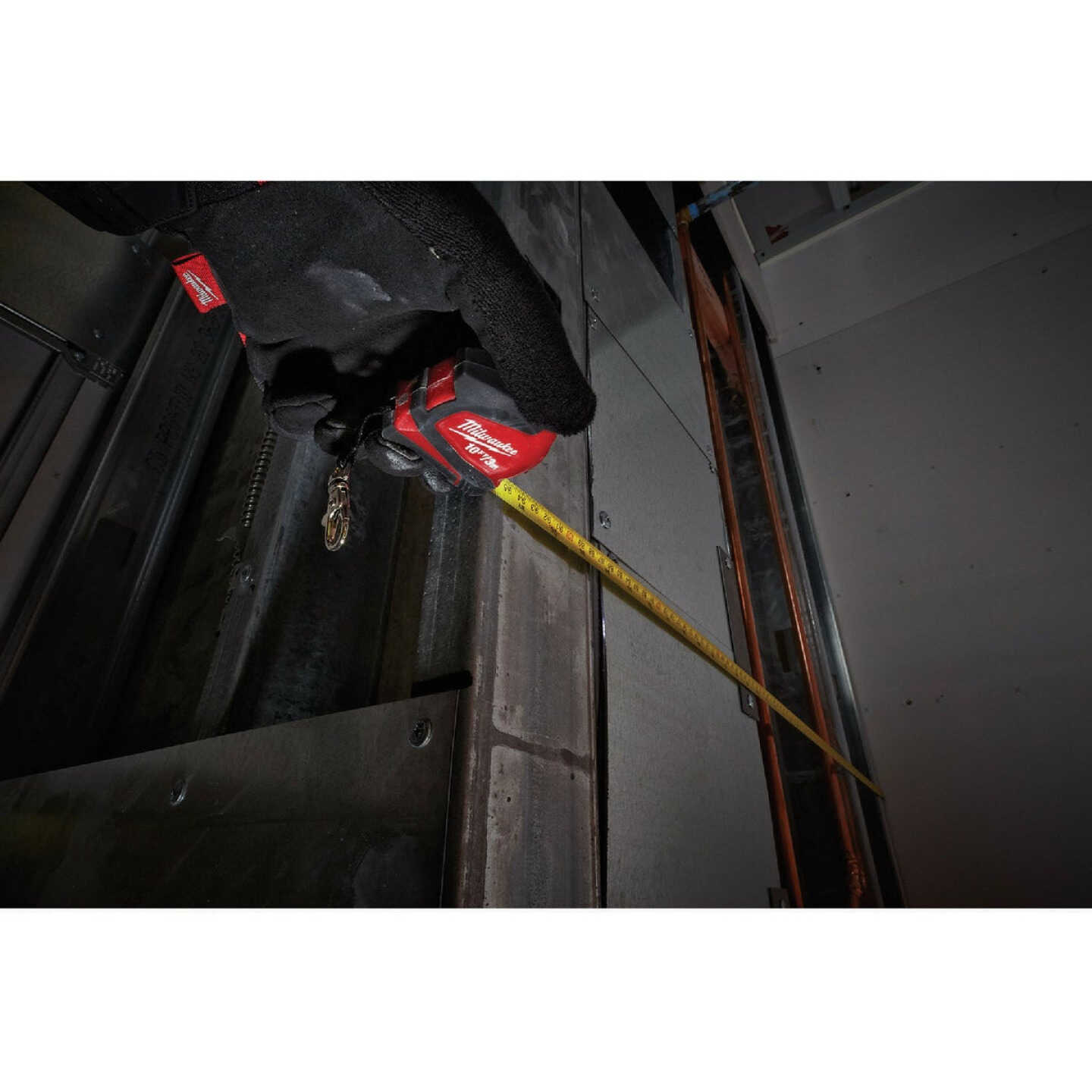 Milwaukee 10 Ft. Keychain Tape Measure with LED Image 3