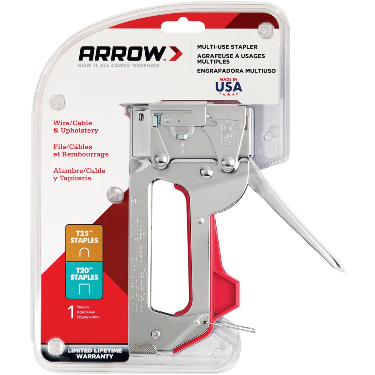 Arrow Multi-Purpose Staple Gun Tacker Image 3