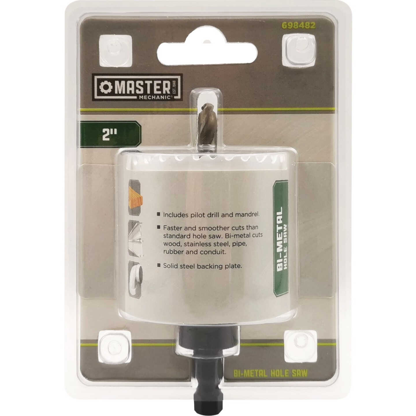 Master Mechanic 1-7/8 In. Bi-Metal Hole Saw Image 1
