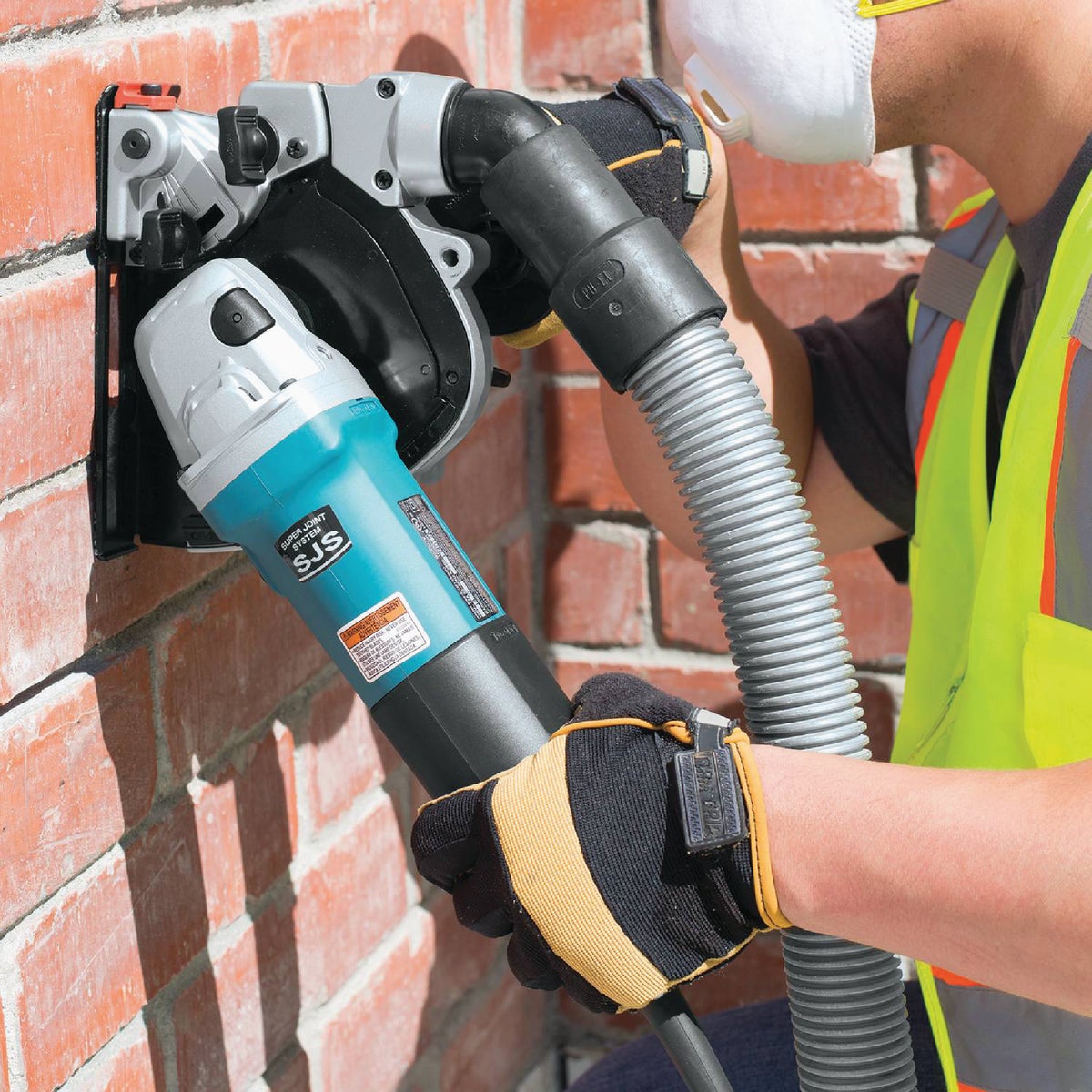 Makita 5 In. 13-Amp SJS High-Power Angle Grinder with Lock On Image 11