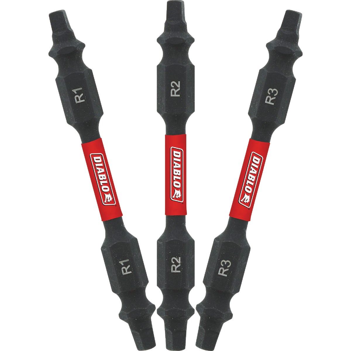 Diablo 2-1/2 In. Double-Ended Square Screwdriver Bit Set, Bulk