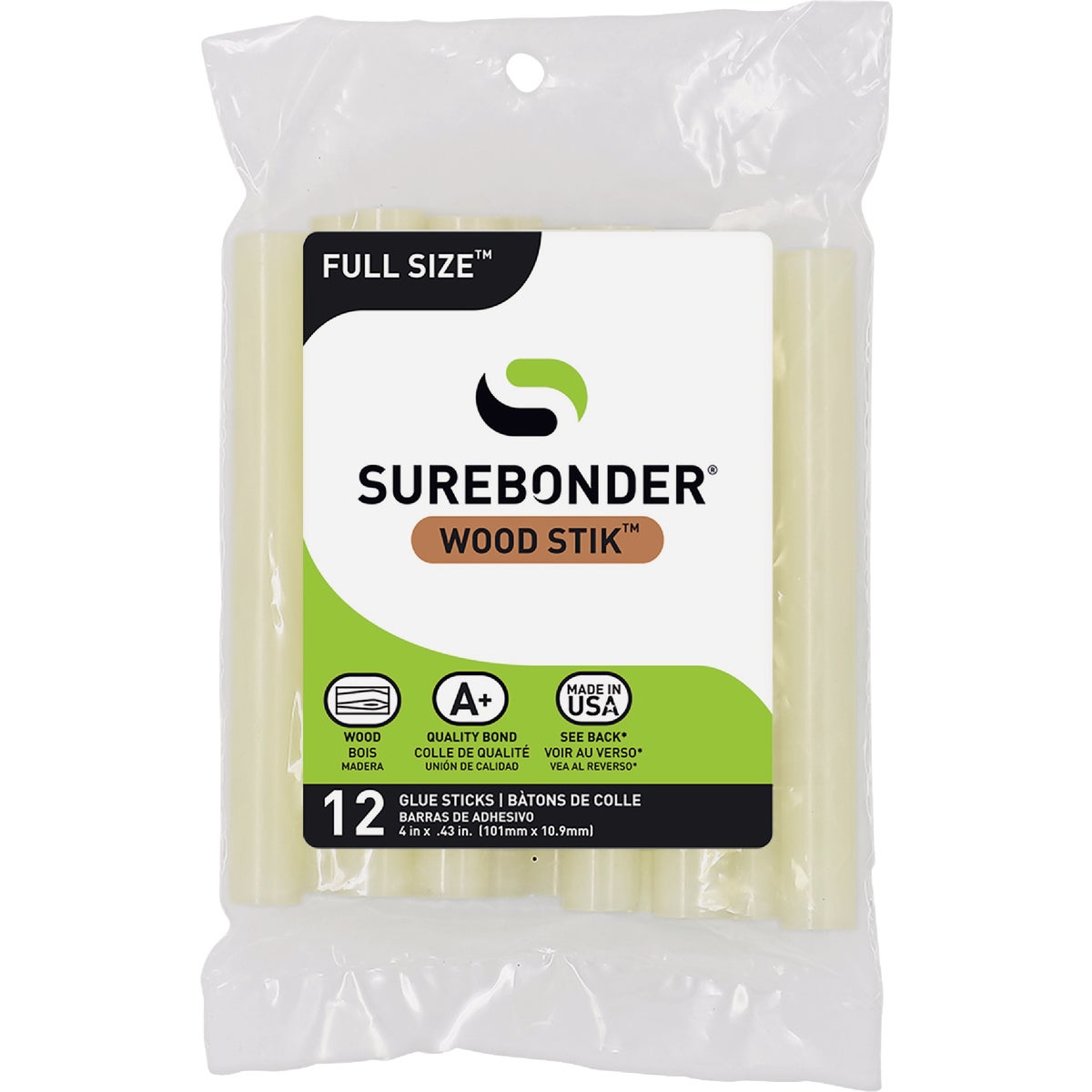 Surebonder 4 In. All Temperature Wood Glue Sticks (12-Pack)