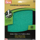 Do it Best Premium Plus 9 In. x 11 In. 60 Grit Coarse Sandpaper (3-Pack) Image 1