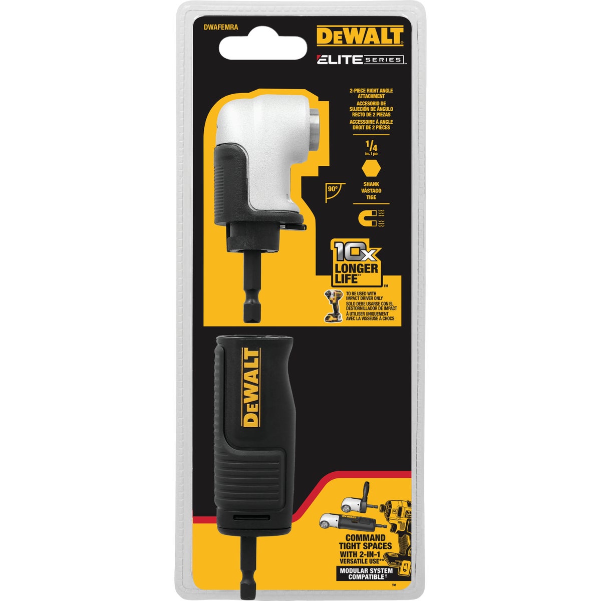 Dewalt Elite Series Right Angle Driver Attachment Set (2-Piece) Image 3