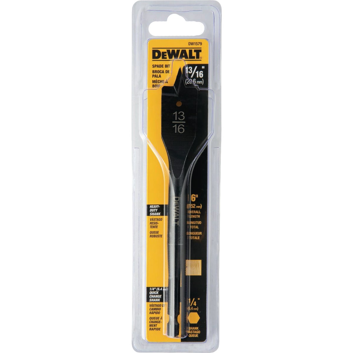 DEWALT 13/16 In. x 6 In. Wood Boring Bit