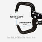 Channellock 6 In. C-Clamp Locking Pliers Image 2