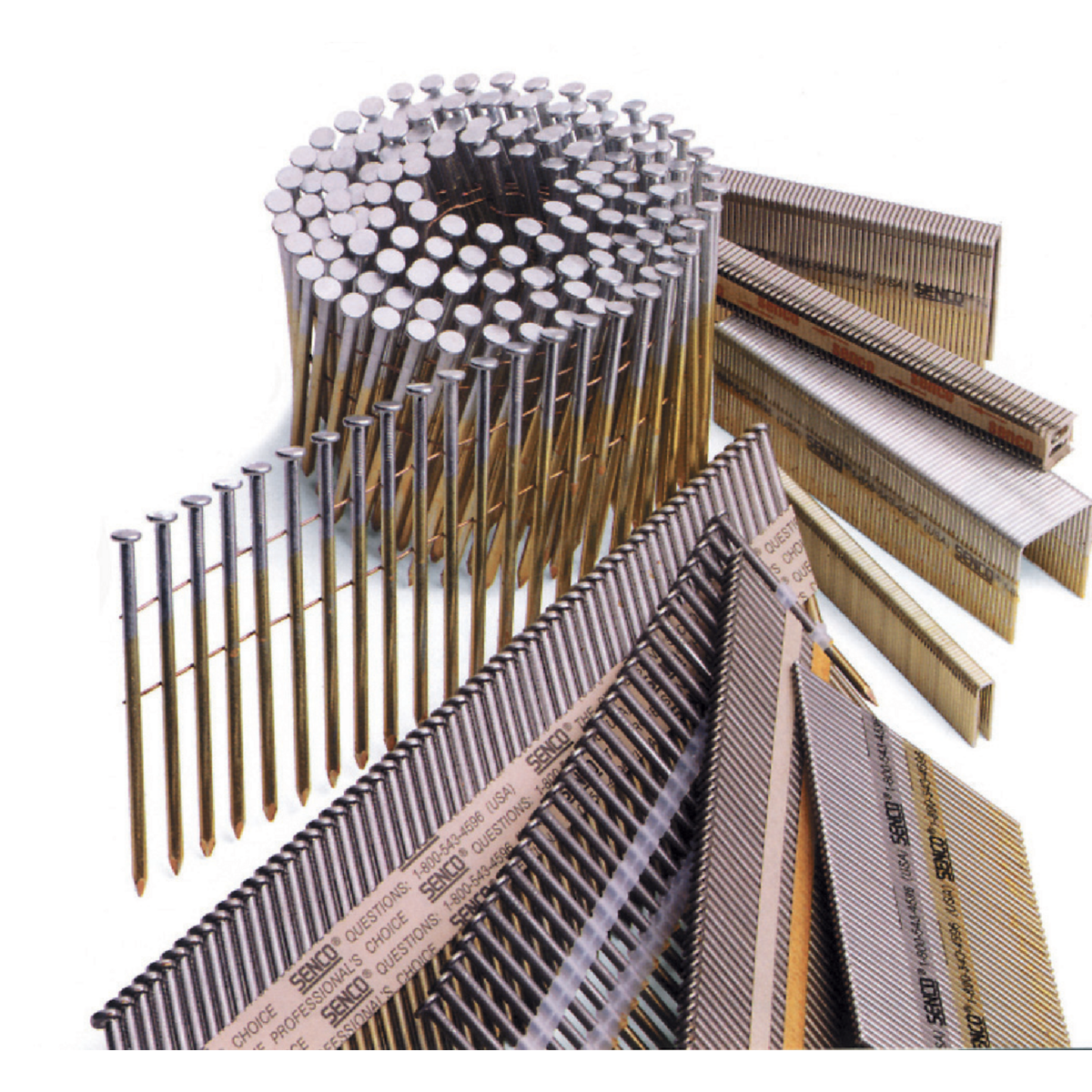 Senco 1-1/4 In. x 0.120 In. 15 Degree Wire Weld Galvanized Coil Roofing Nail (7200 Ct.) Image 2