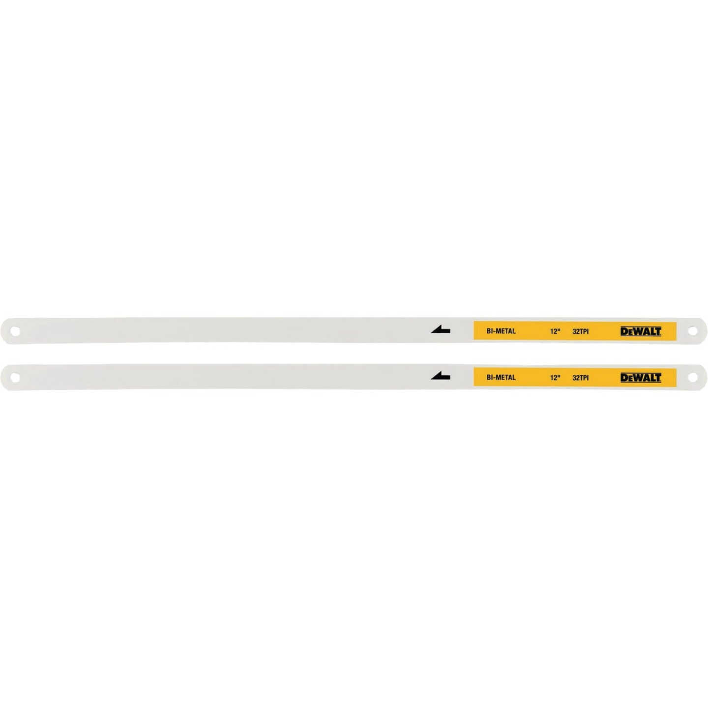 DEWALT 12 In. 32 TPI Bi-Metal Hacksaw Blade (2-Pack) Image 1