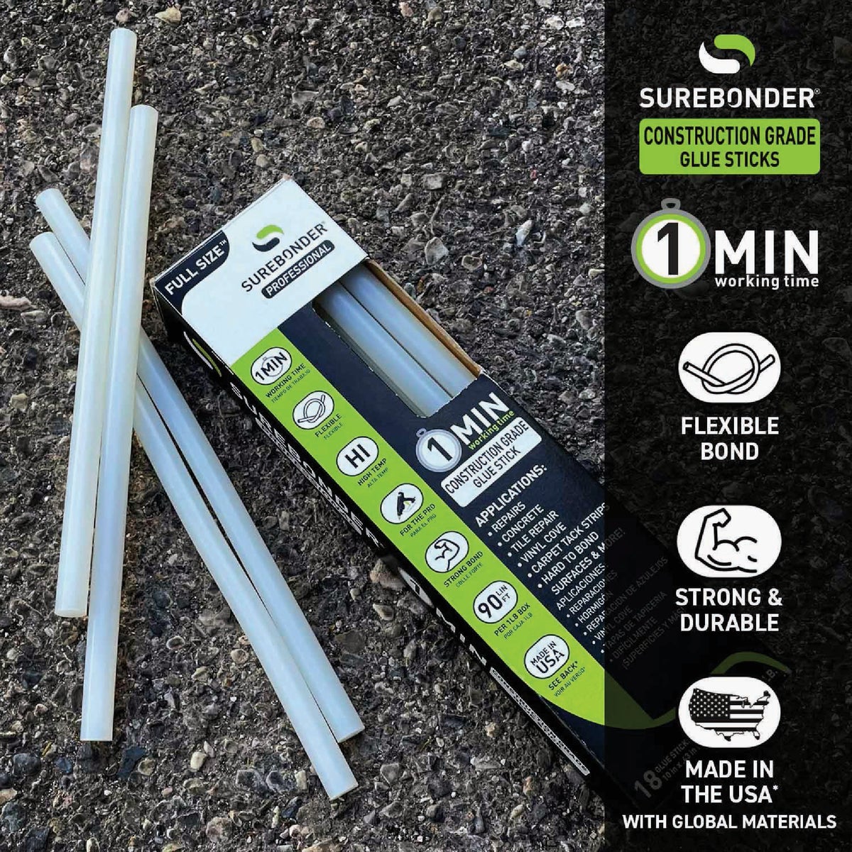 Surebonder 10 In. Glue Sticks (18-Pack) Image 2
