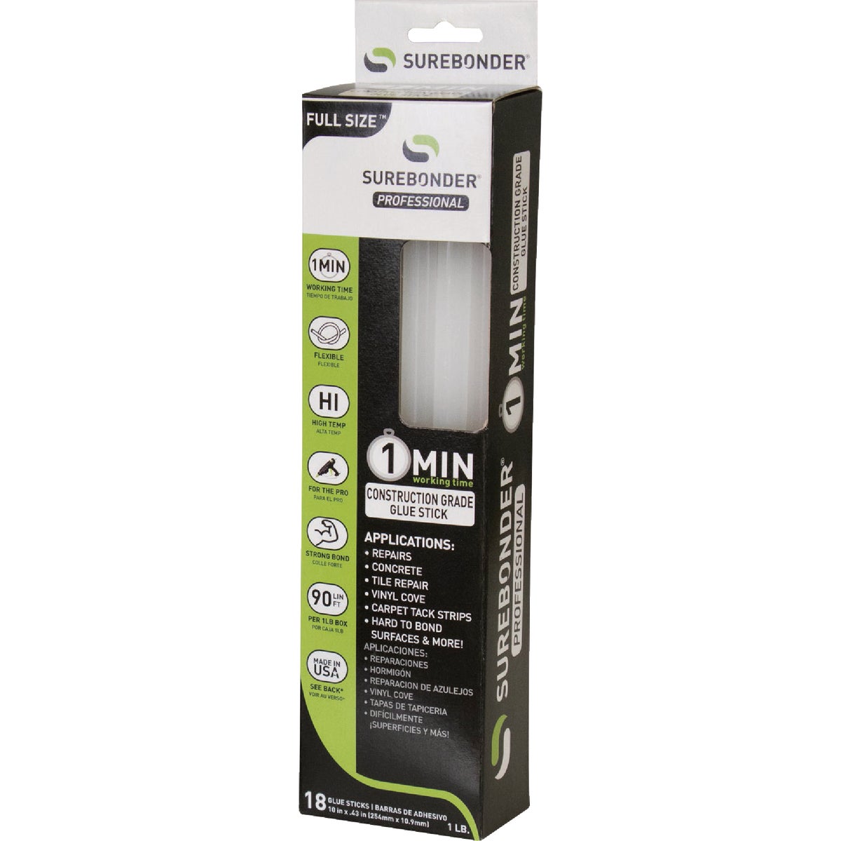 Surebonder 10 In. Glue Sticks (18-Pack)
