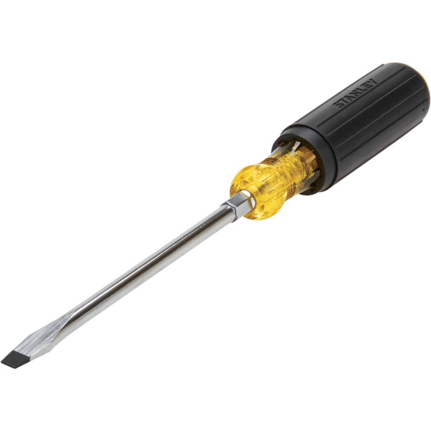 Stanley 5/16 In. x 6 In. Standard Vinyl Grip Slotted Screwdriver Image 1